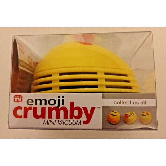 As Seen on TV Tristar Heart Emoji Crumby Cordless Handheld Mini Vacuum NEW - Picture 5 of 11